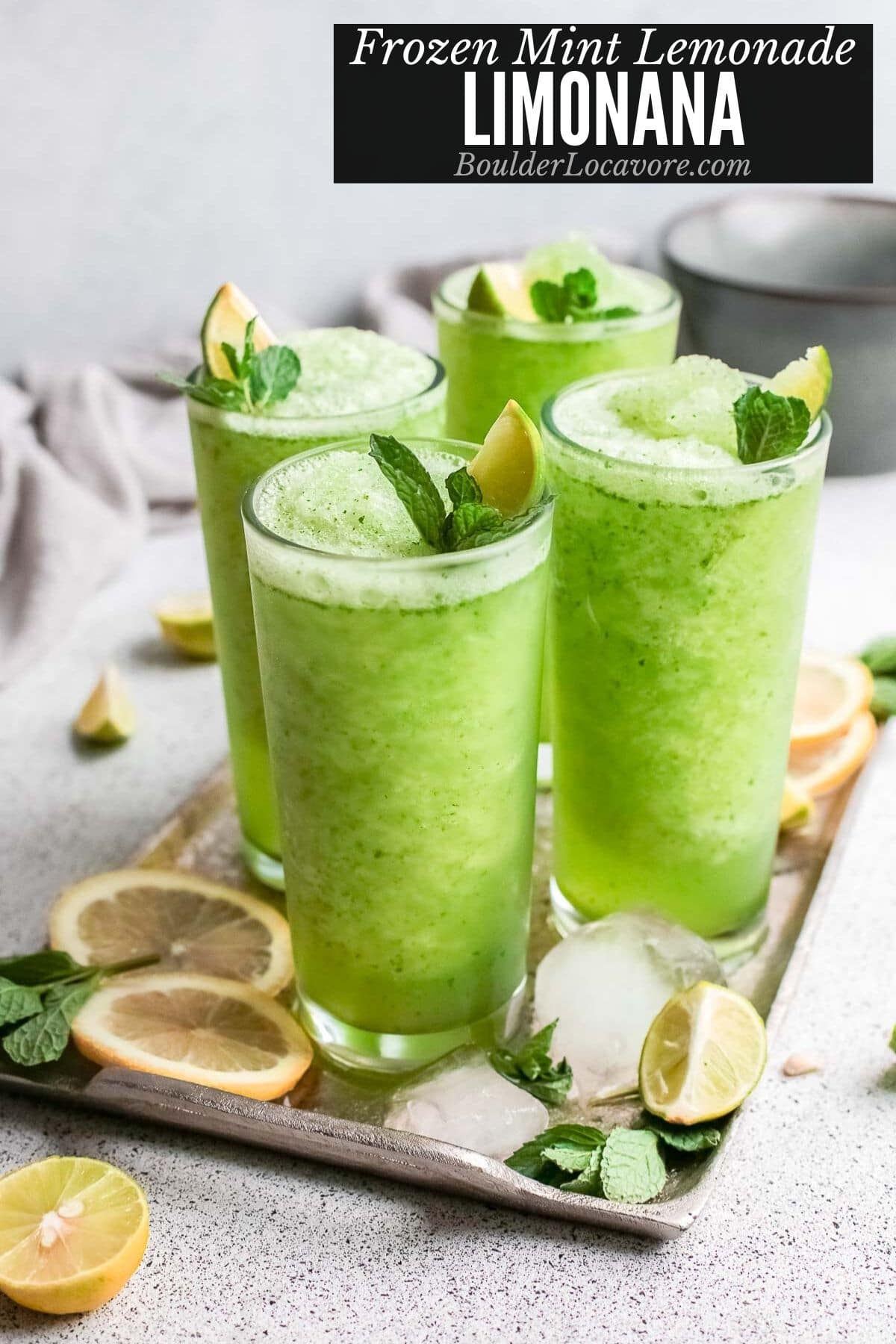 Limonana Recipe Frozen Mint Lemonade Boulder Locavore