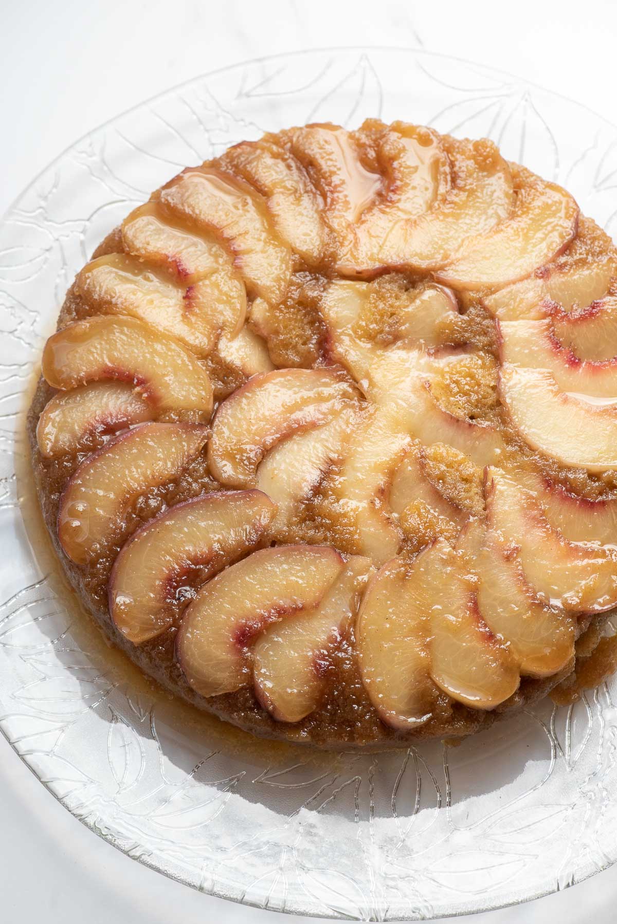 peach upside down cake 