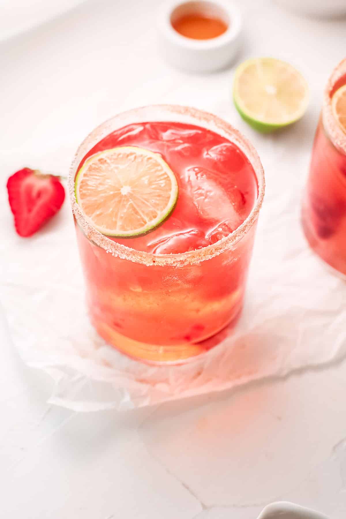 strawberry margarita above