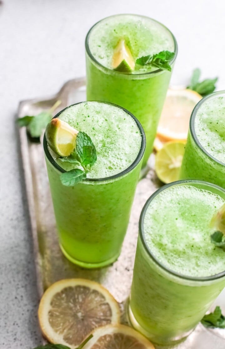 Limonana Recipe - Frozen Mint Lemonade - Boulder Locavore