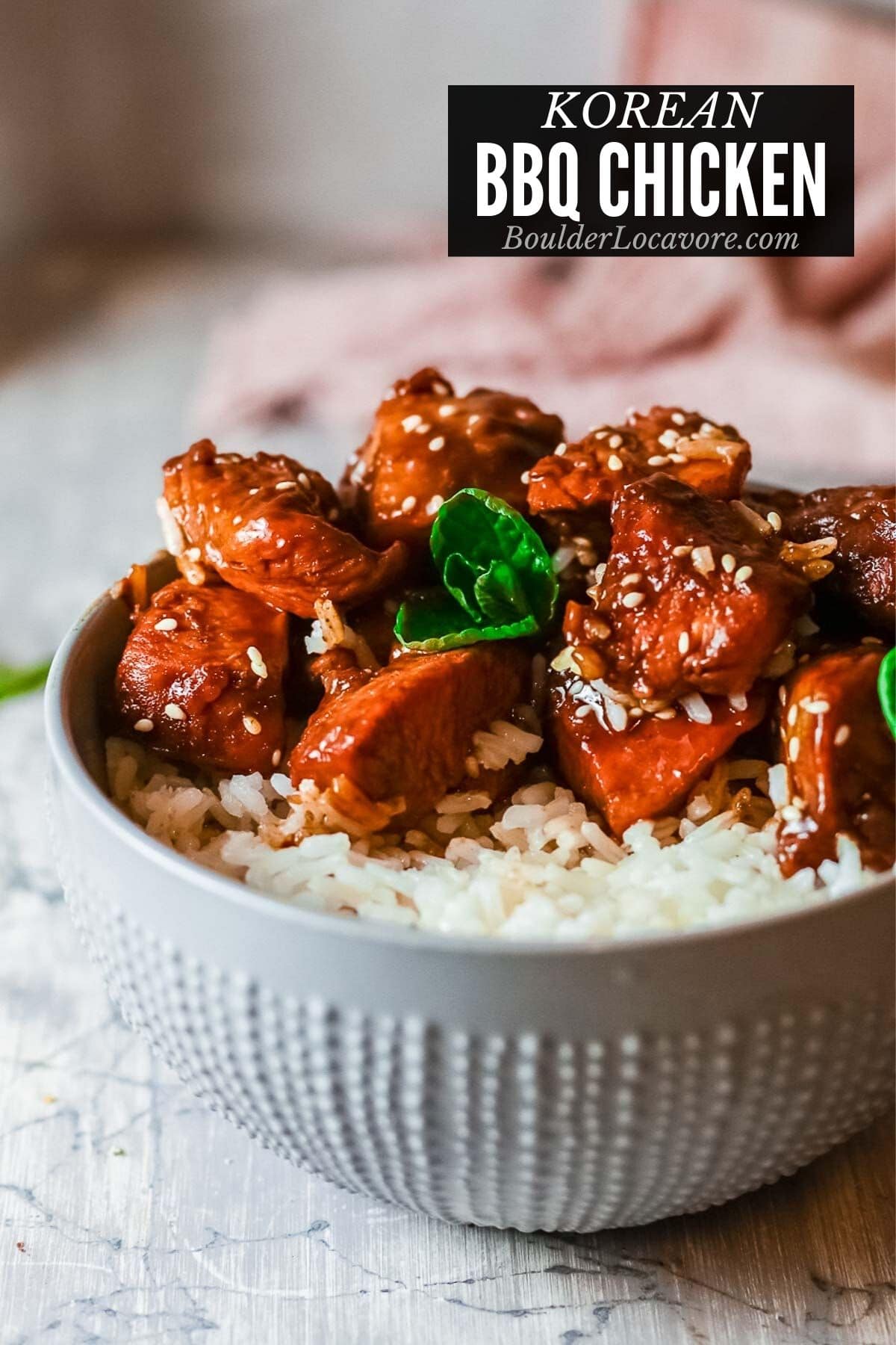 Easy Korean BBQ Chicken Recipe Fast Easy Dinner Recipe Boulder Locavore