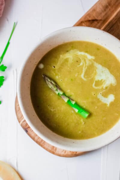 Creamy Asparagus Soup recipe - Fresh & Light - Boulder Locavore