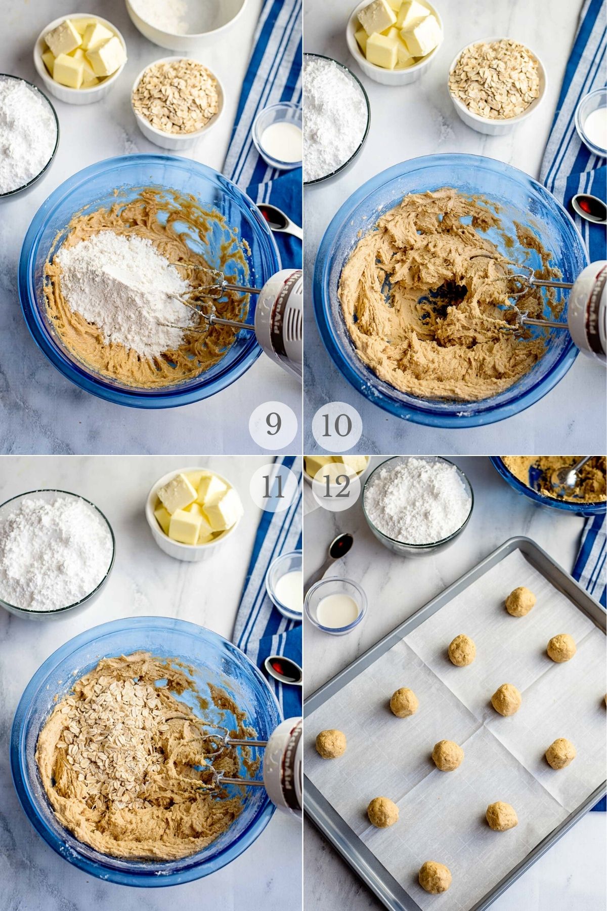 peanut butter oatmeal cookies recipes steps 9-12a