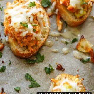 Buffalo Chicken Crostini title