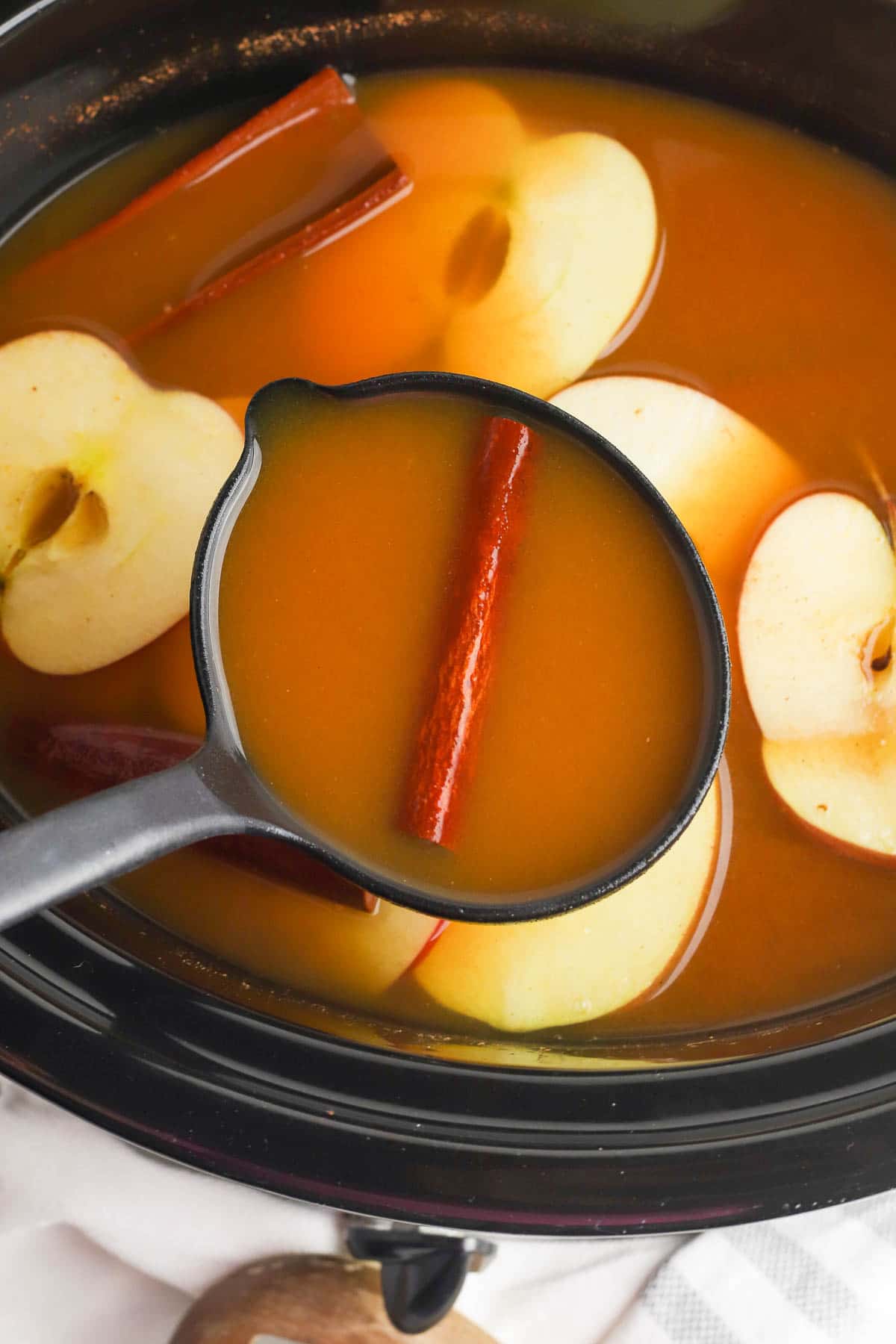 cider in the slow cooker