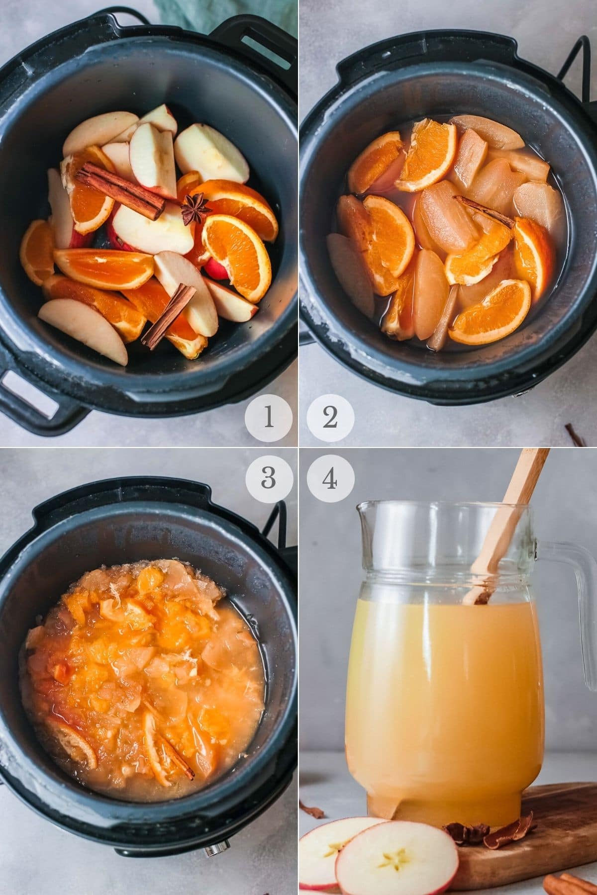 homemade apple cider recipe steps 1-4