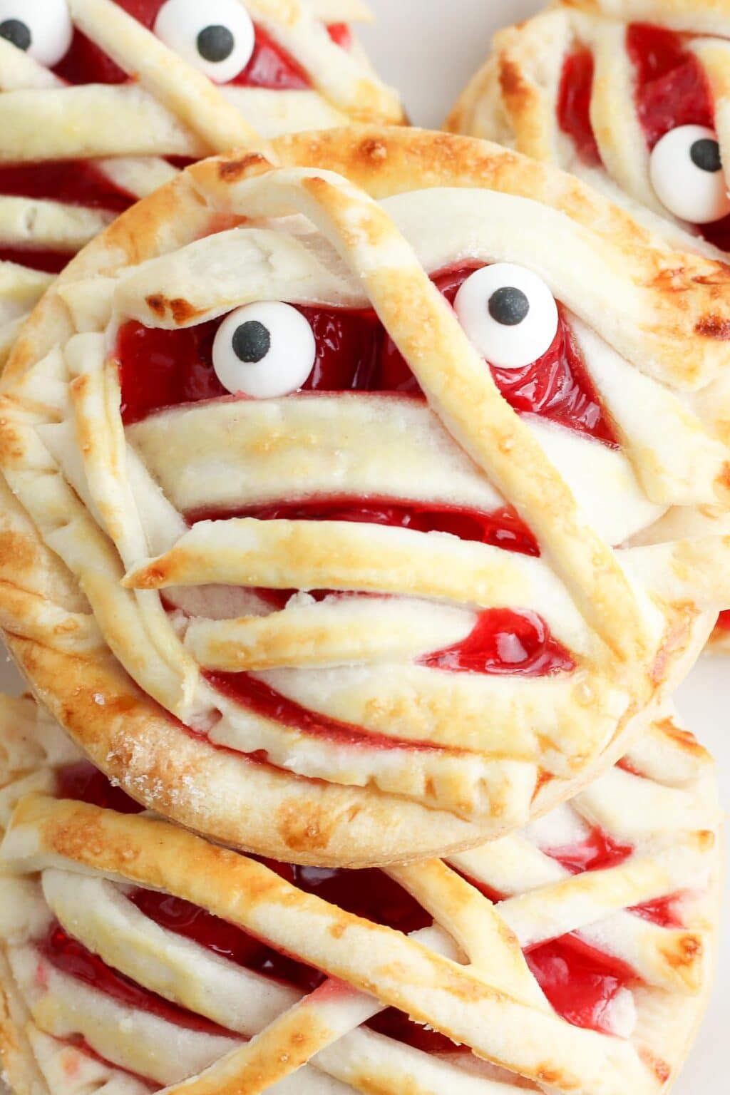 Mummy Cherry Hand Pies - Halloween Dessert recipe - Boulder Locavore