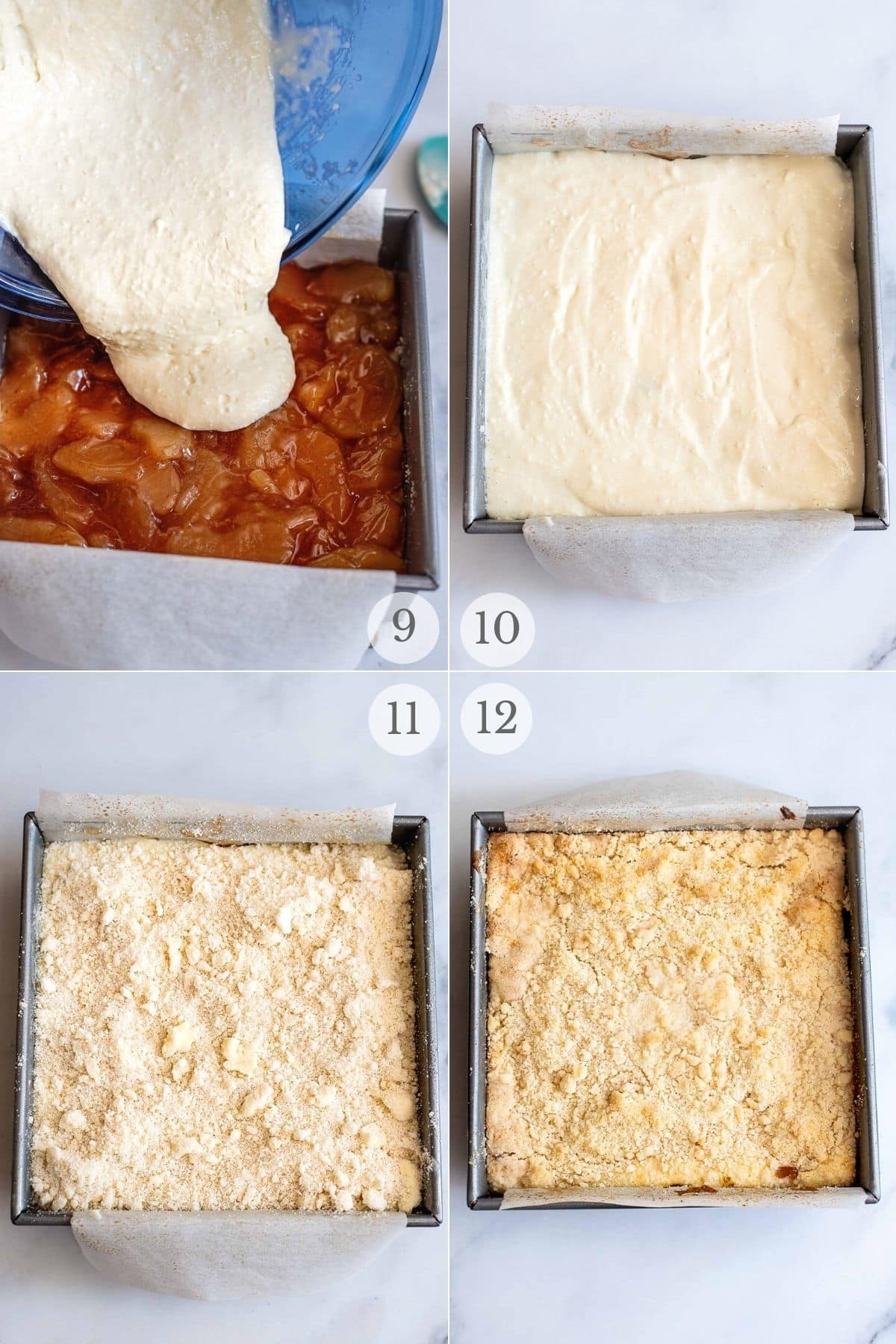 apple pie bars recipe steps 9-12