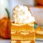 pumpkin cheesecake bars title image