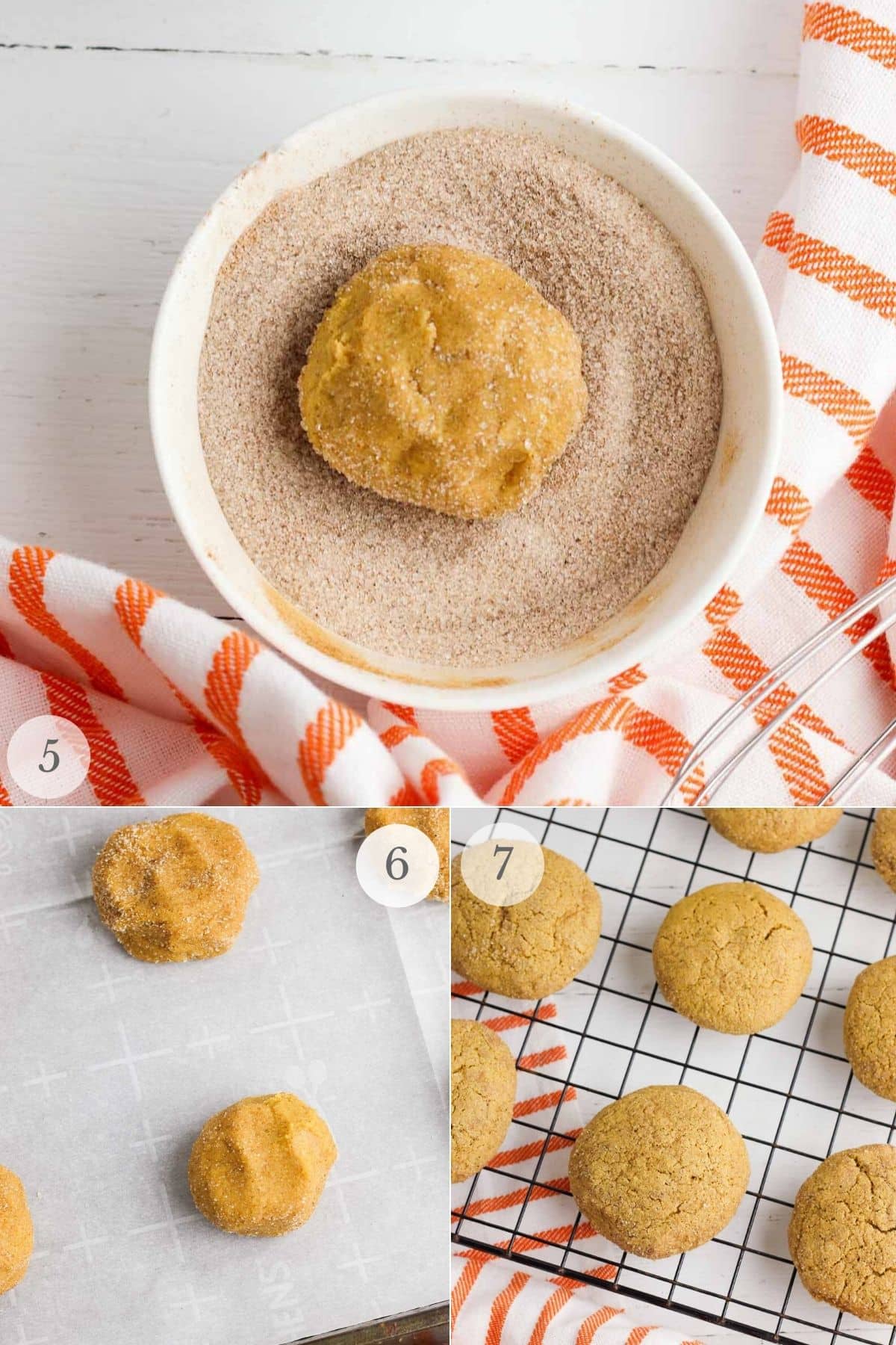 pumpkin cookies recipe steps 5-7