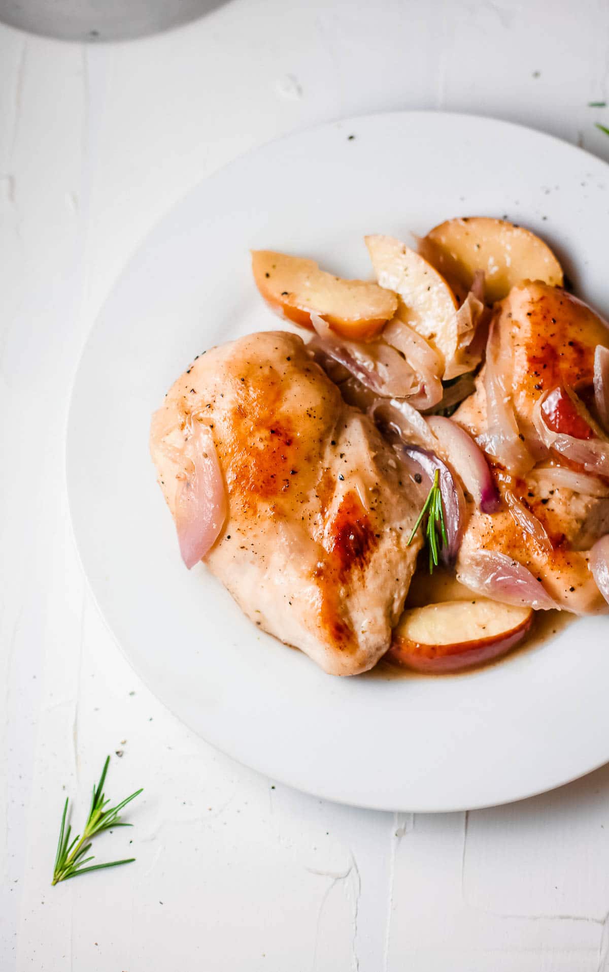 roasted chicken breasts on plate 