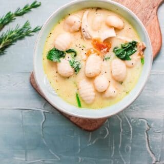 Chicken Gnocchi Soup title