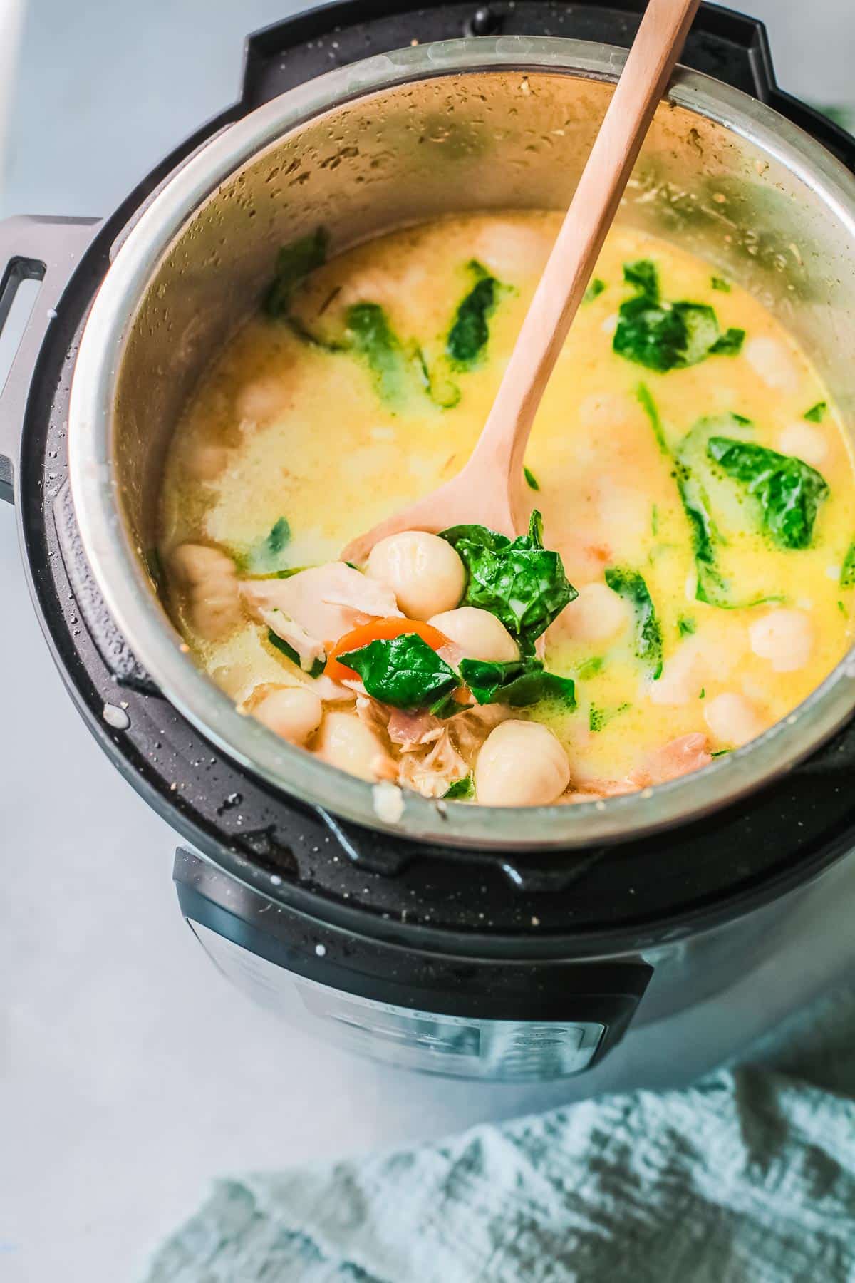 chicken gnocchi soup in the Instant Pot