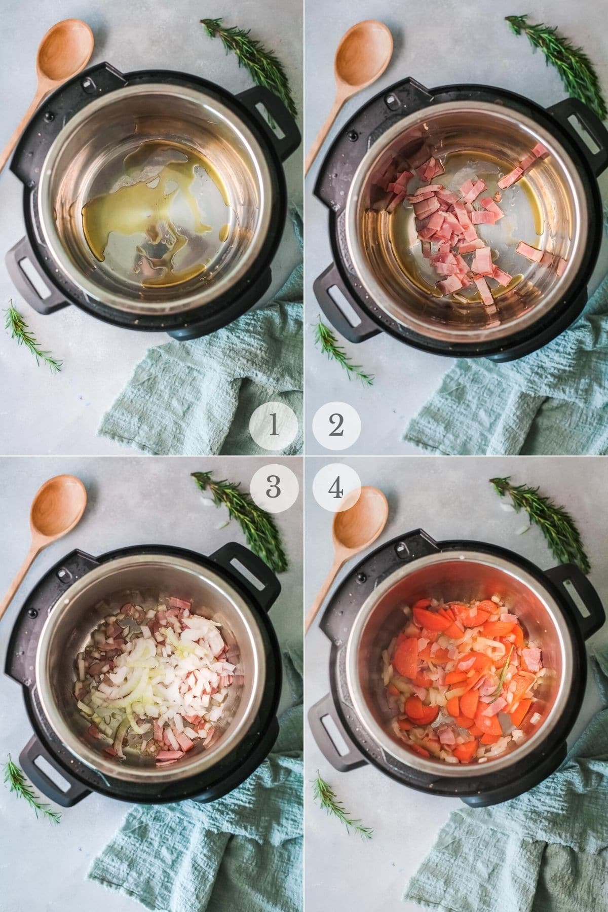 chicken gnocchi soup recipe steps 1-4