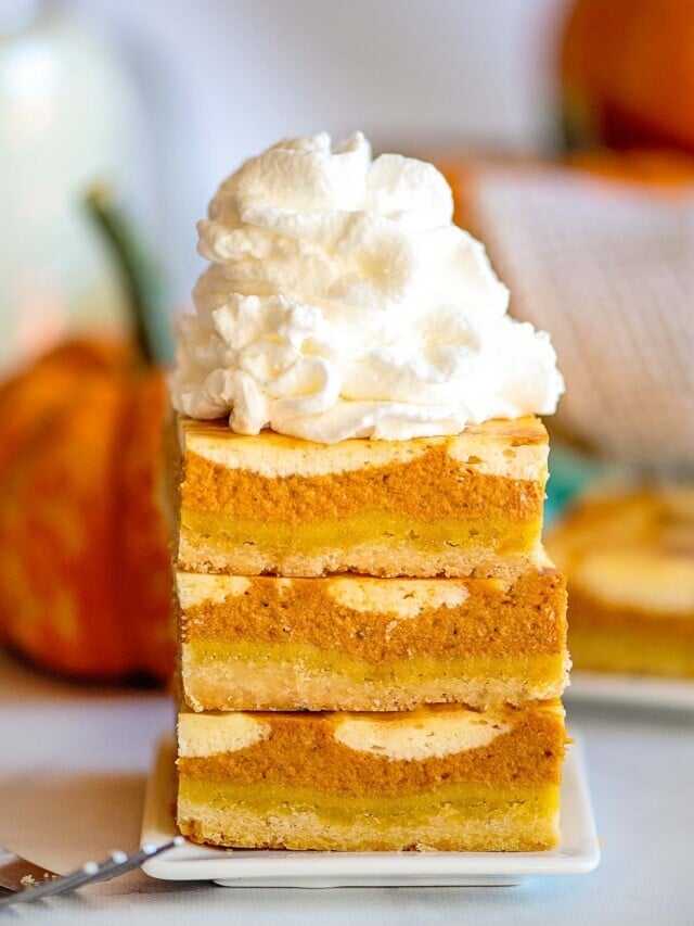 Pumpkin Cheesecake Bars