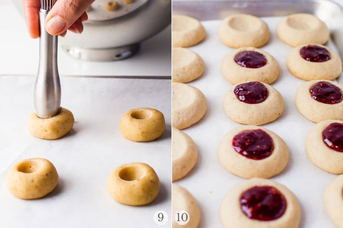 thumbprint cookies recipe steps 9-10