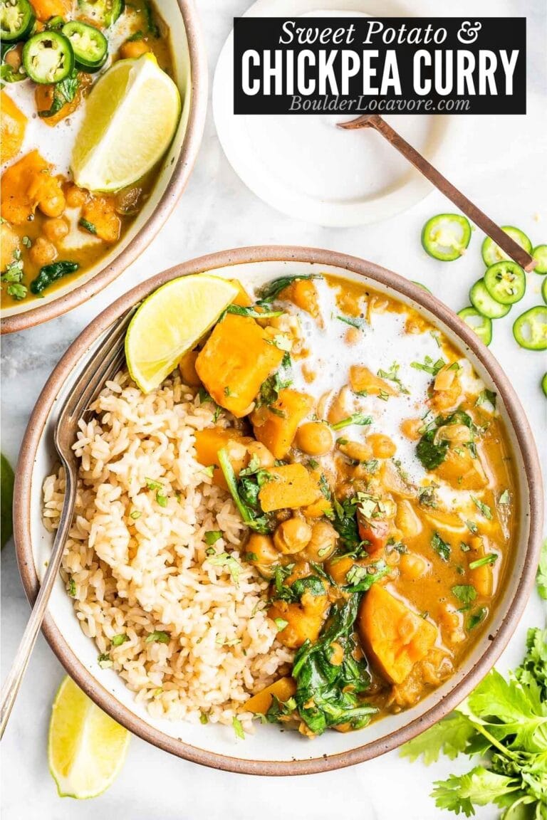 Sweet Potato and Chickpea Curry recipe - Boulder Locavore
