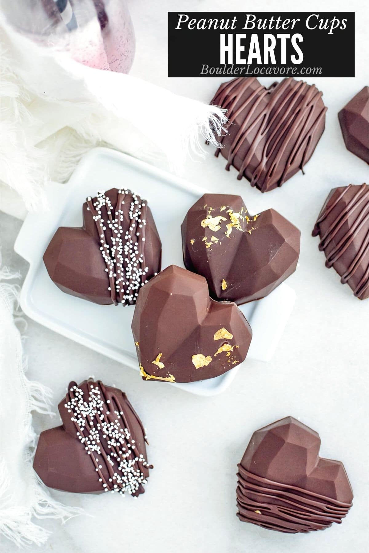 Peanut Butter Cups hearts title