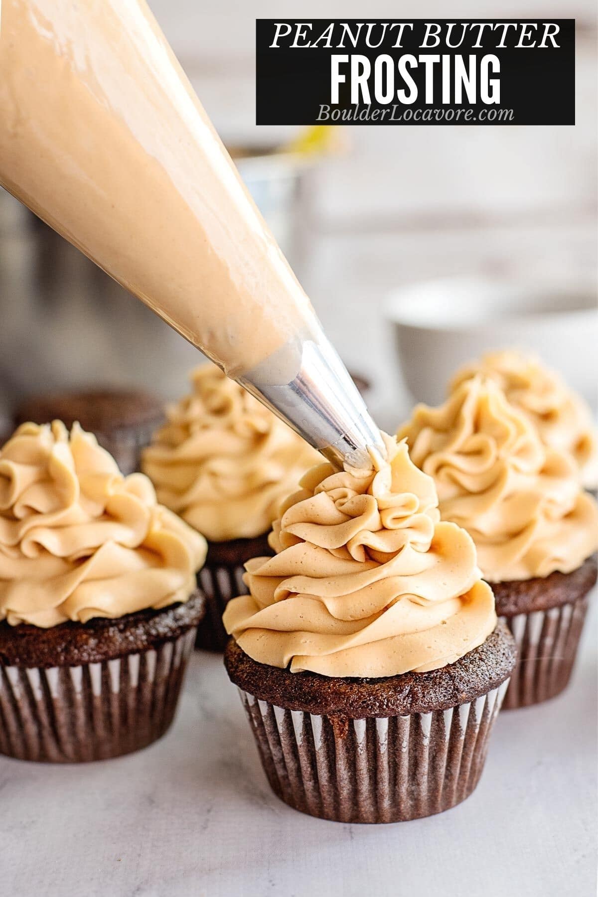 Easy Chocolate Peanut Butter Frosting Recipe - Cook Eat Go