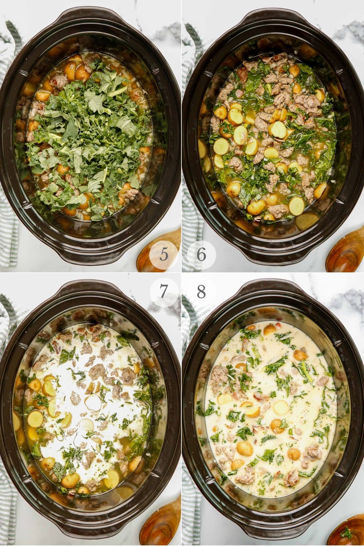 Zuppa Toscana recipe steps 5-8