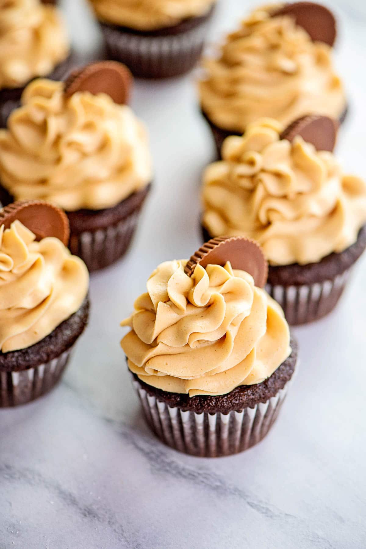 chocolate peanut butter cupcake group