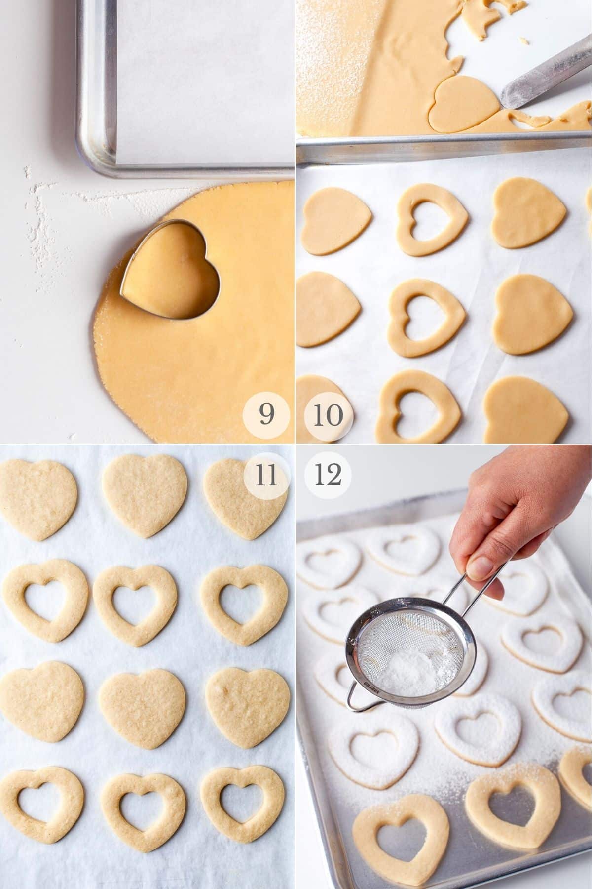heart linzer cookies recipes steps 9-12