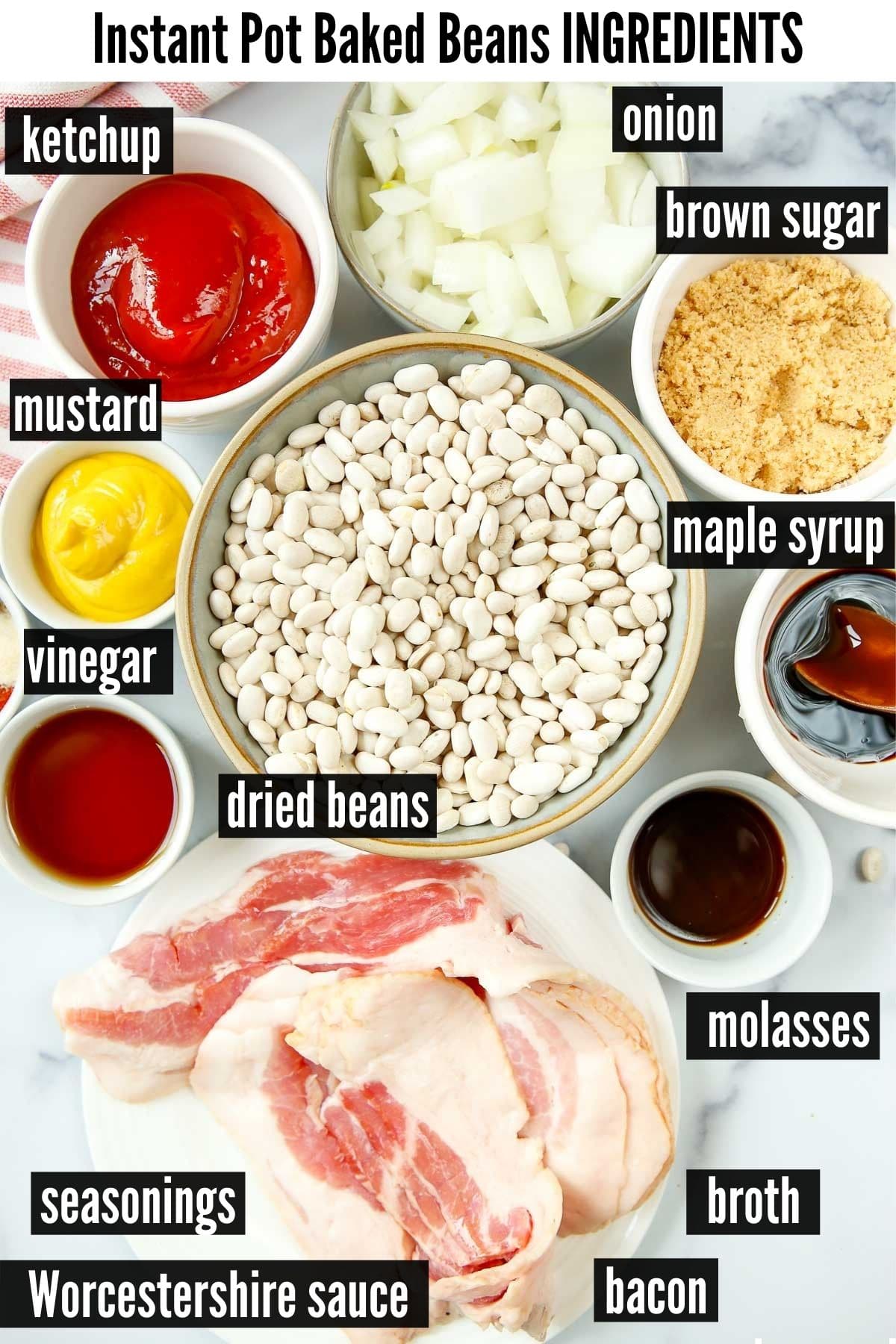 instant pot baked beans ingredients