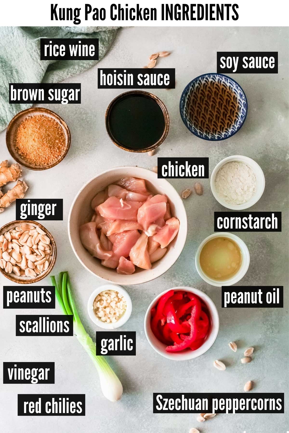 kung pao chicken ingredients