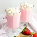 strawberry hot chocolate square image