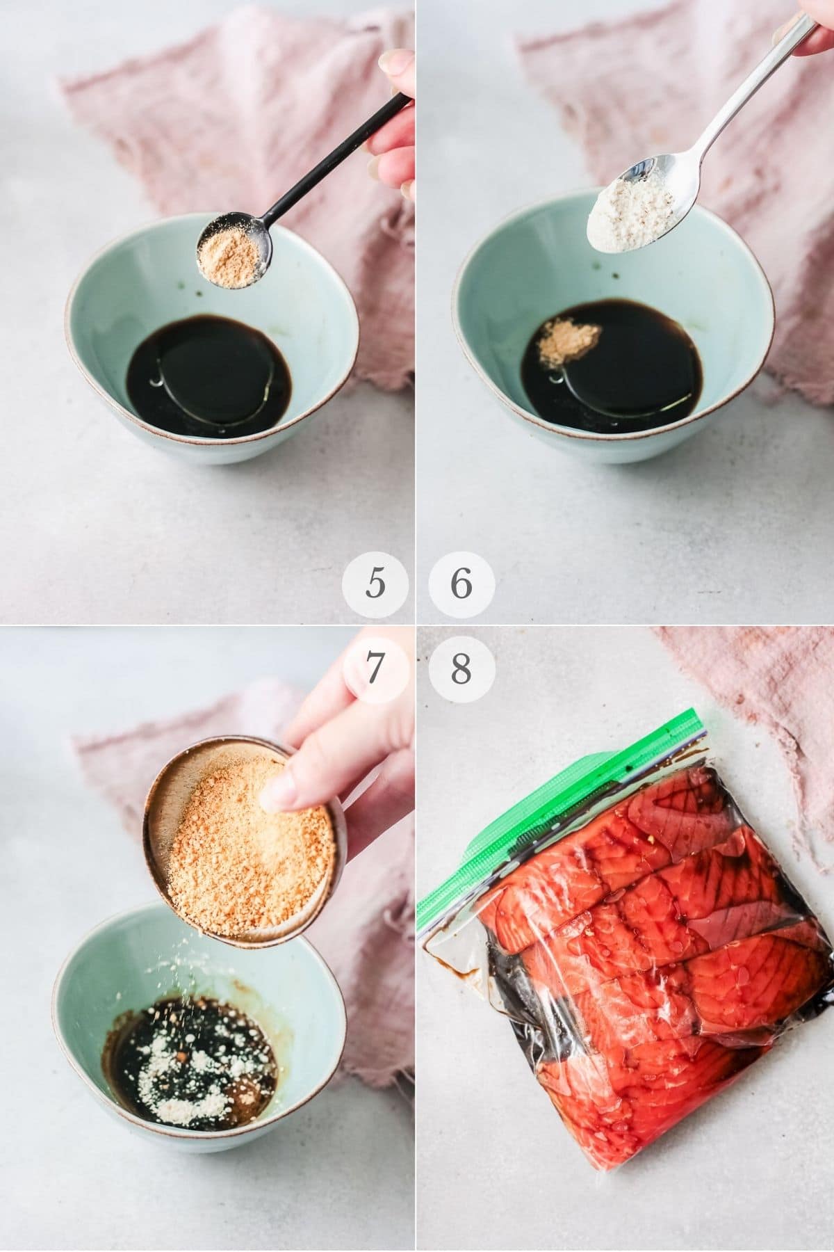 teriyaki salmon recipes steps 5-8