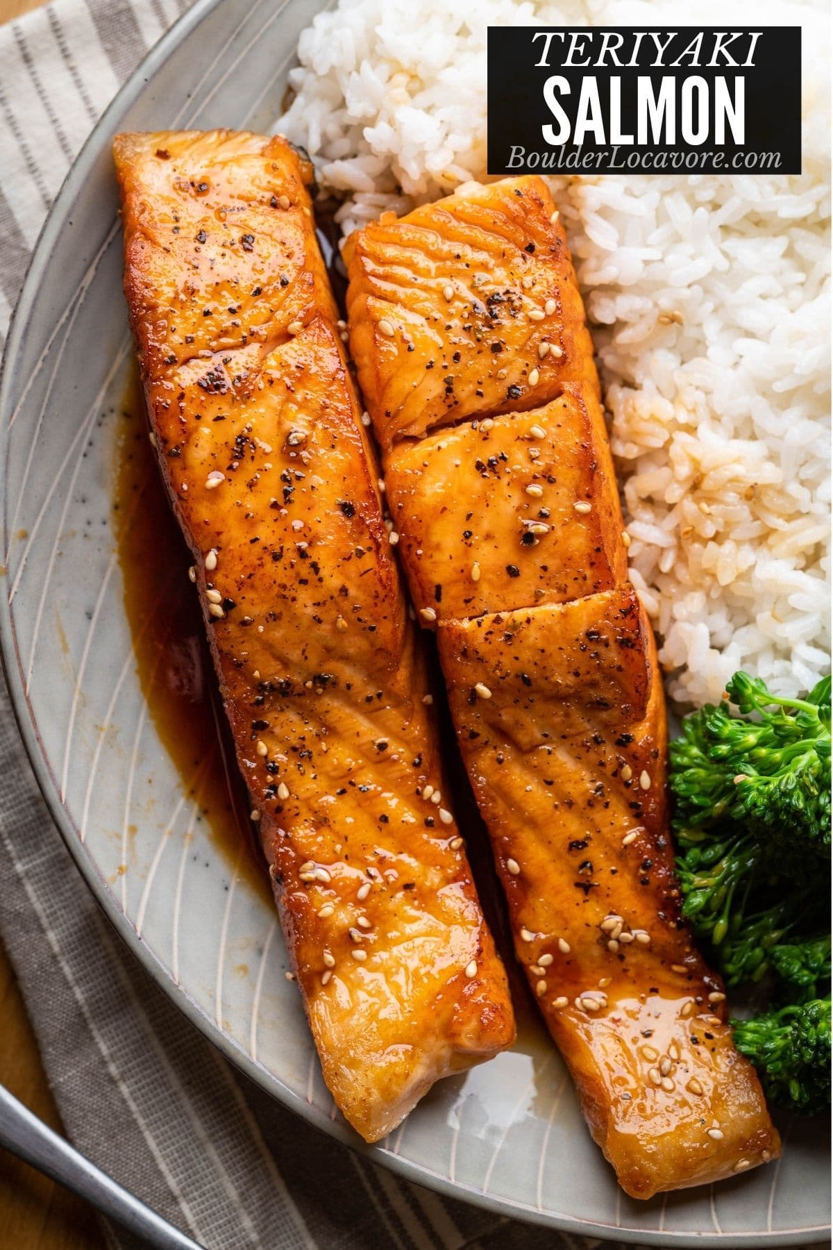 Teriyaki Salmon Rice Cooker, so easy to make that should please