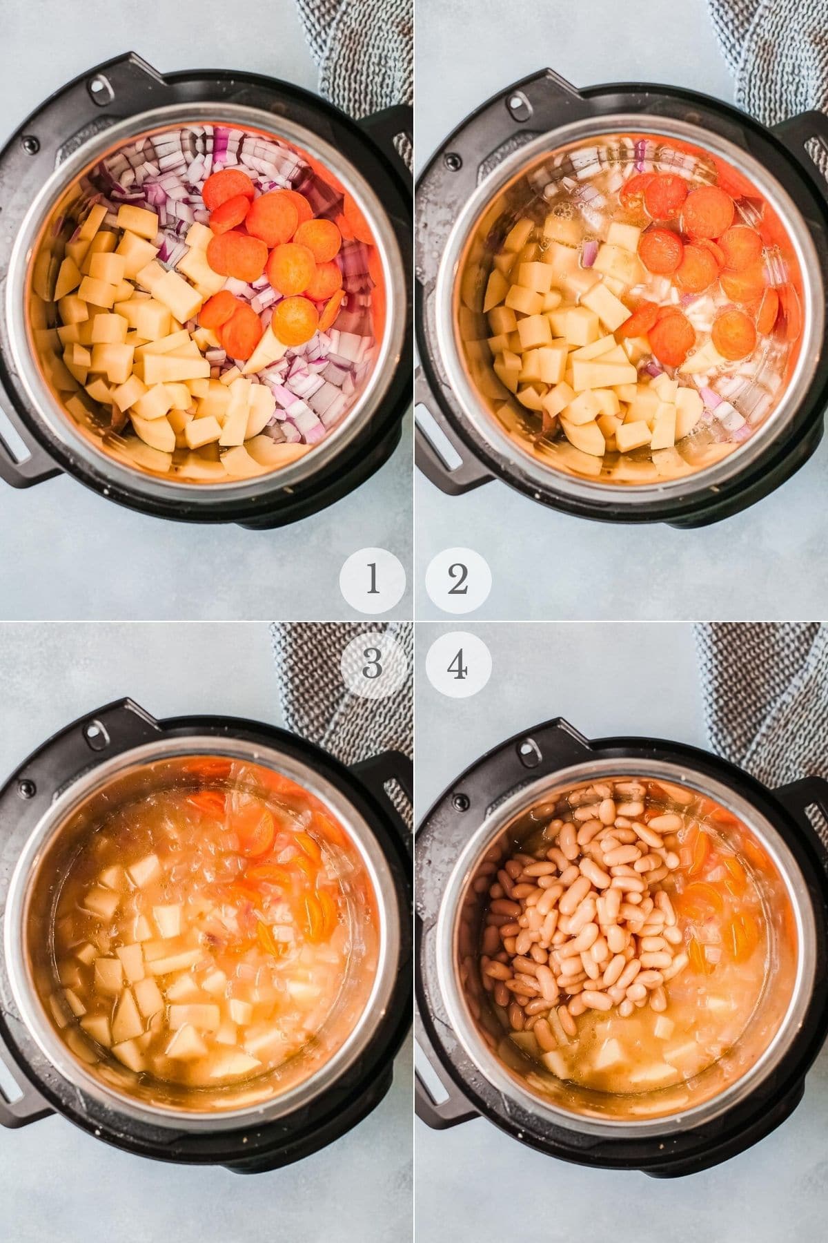 white bean soup recipe steps 1-4