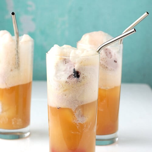 Bourbon Orange Soda CherryVanilla Ice Cream Floats