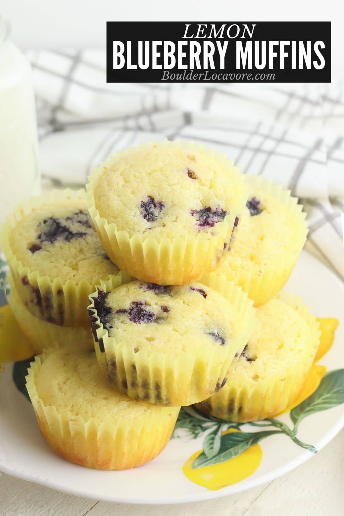 Lemon Blueberry Muffins title