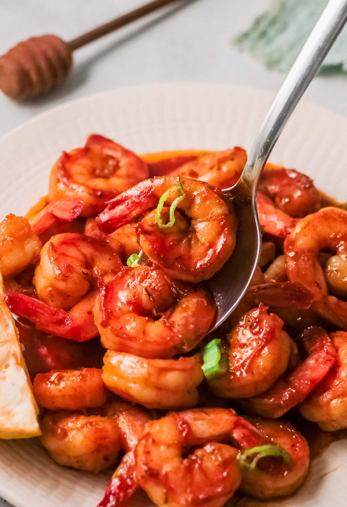 cajun shrimp on plate