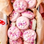 white chocolate covered oreos for Valentine's Day