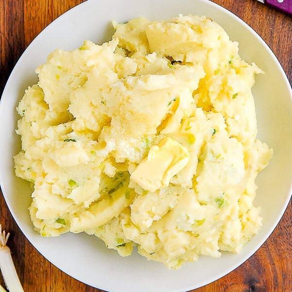 Irish Potato Champ - Traditional Mashed Irish Potatoes