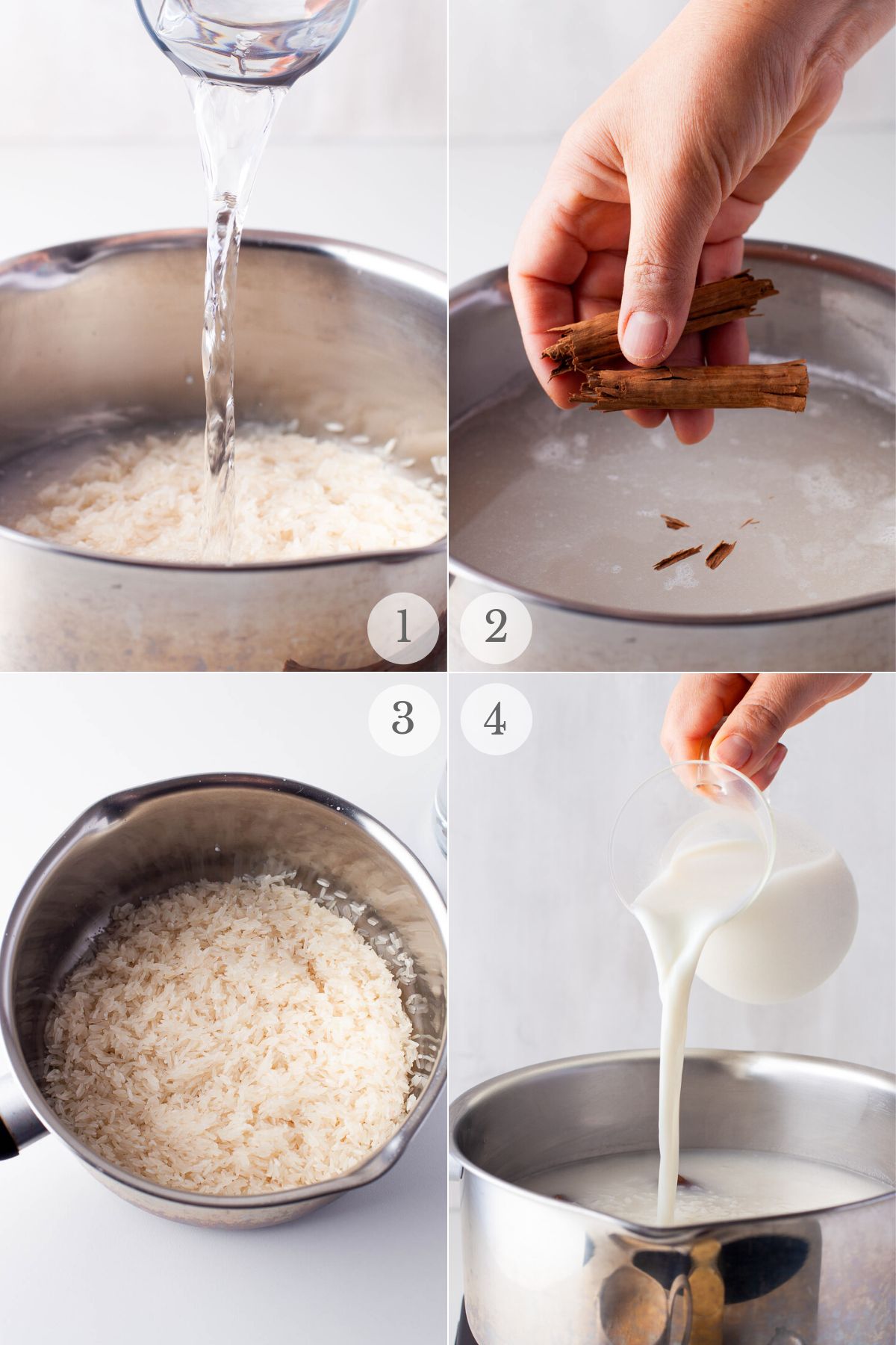arroz con leche recipe steps 1-4