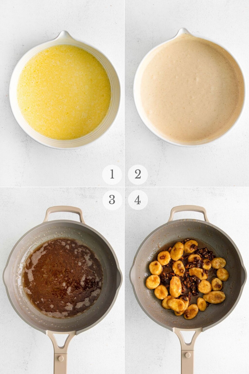 Homemade Waffles with Bananas Foster topping Boulder Locavore