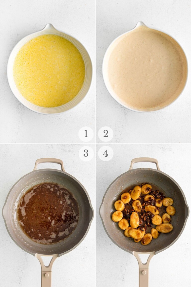 Homemade Waffles with Bananas Foster topping Boulder Locavore