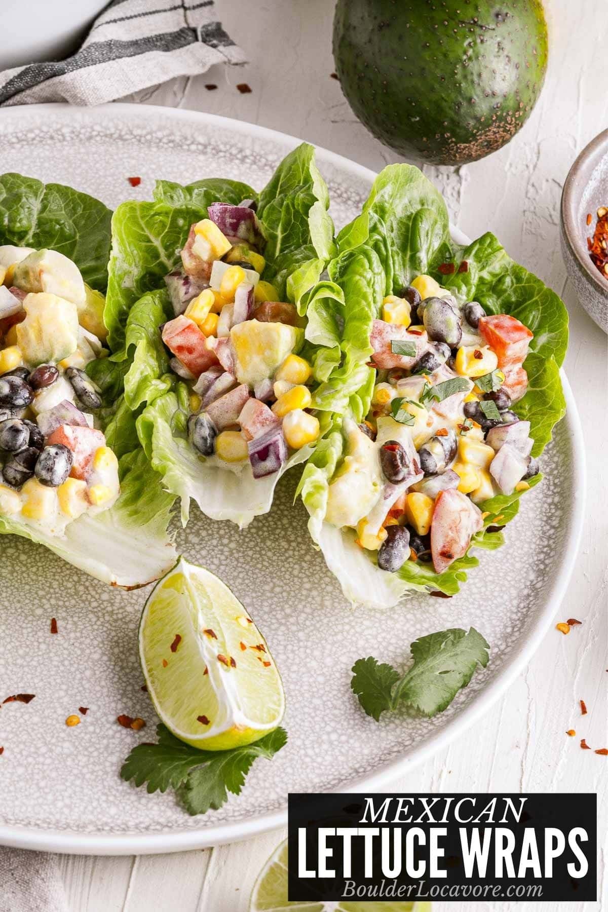 mexican lettuce wraps title image