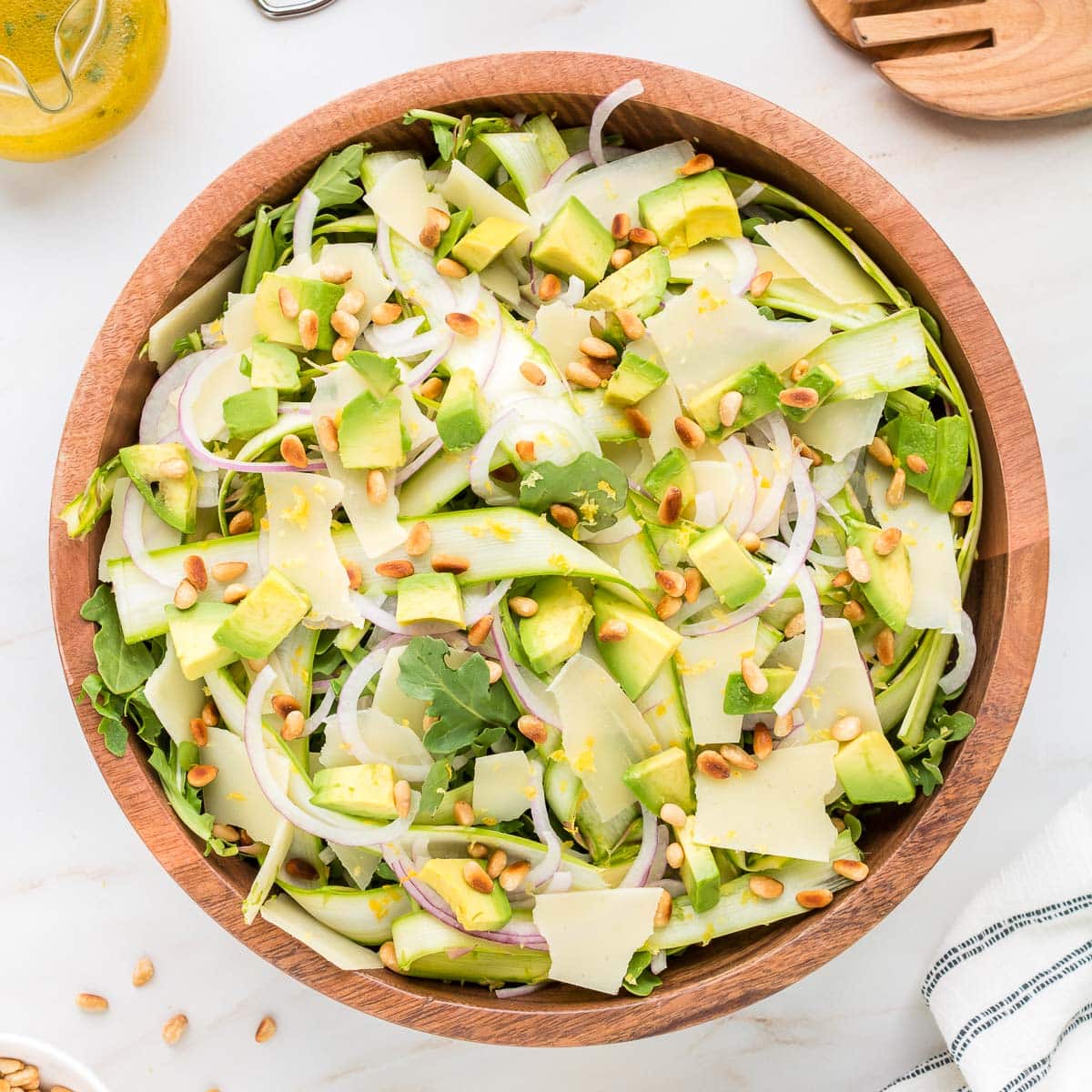 Shaved Asparagus Salad recipe Boulder Locavore®