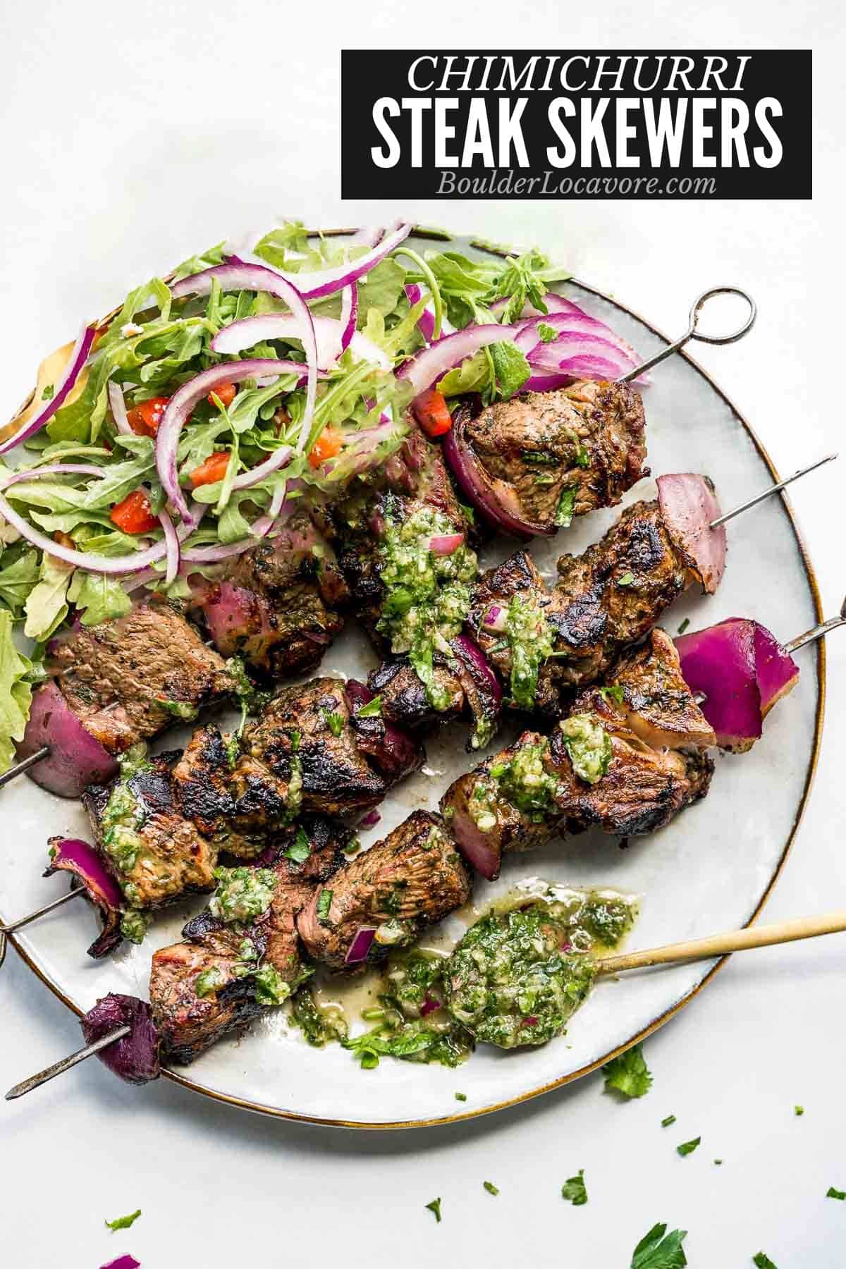 Flank clearance steak skewers