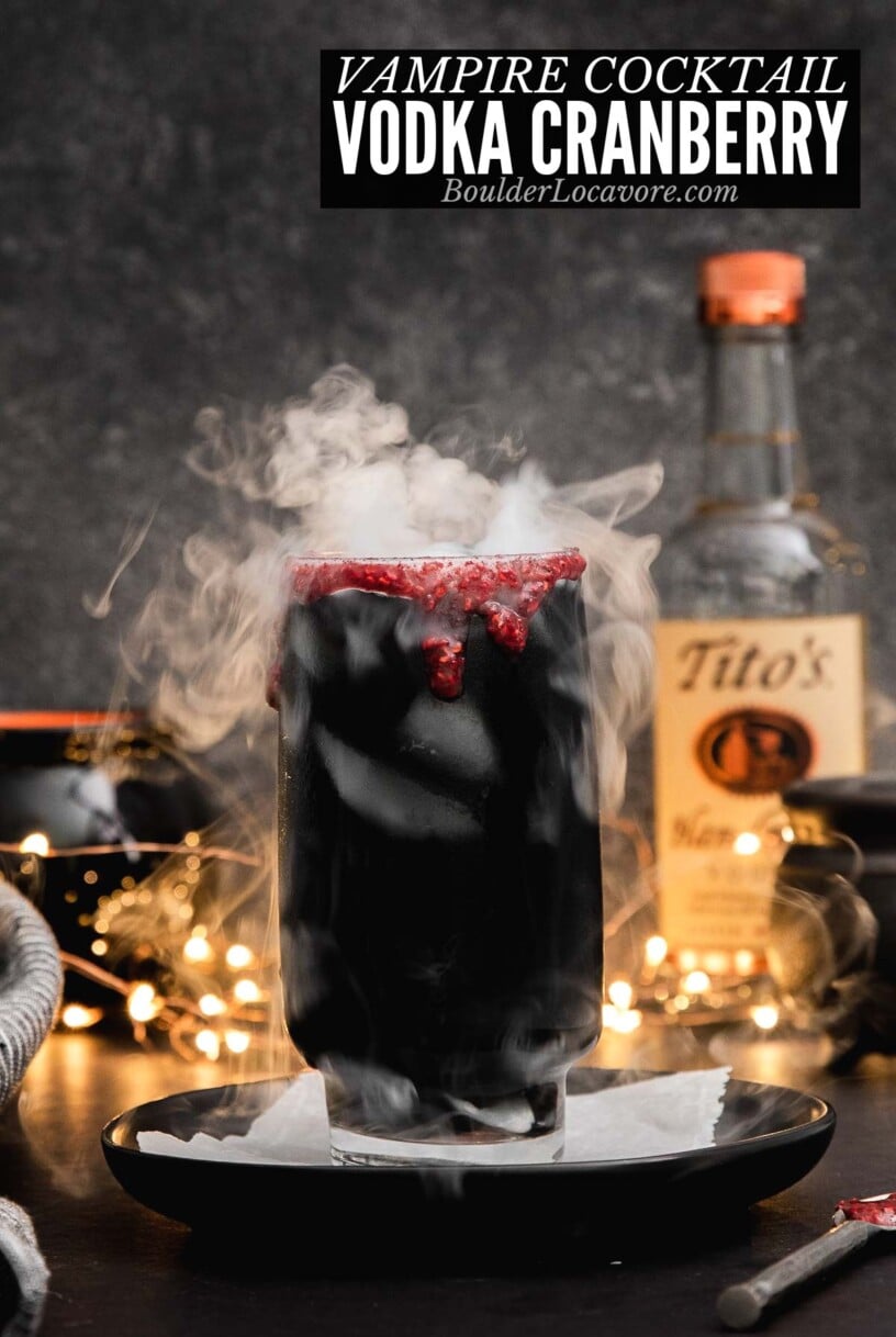 vampire vodka cranberry cocktail.
