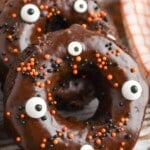 cake mix donuts for halloween.