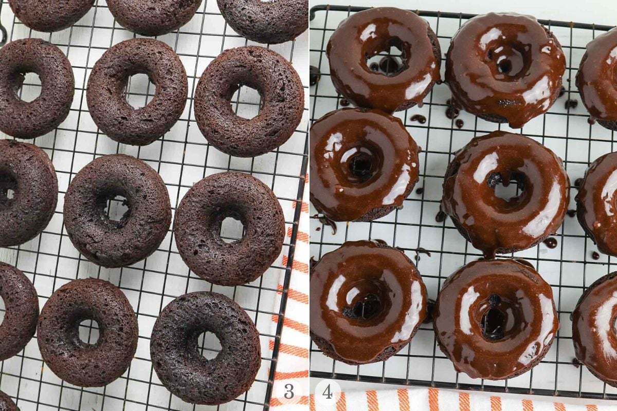 cake mix donuts recipe steps 3-4.