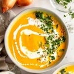 slow cooker pumpkin soup from above.