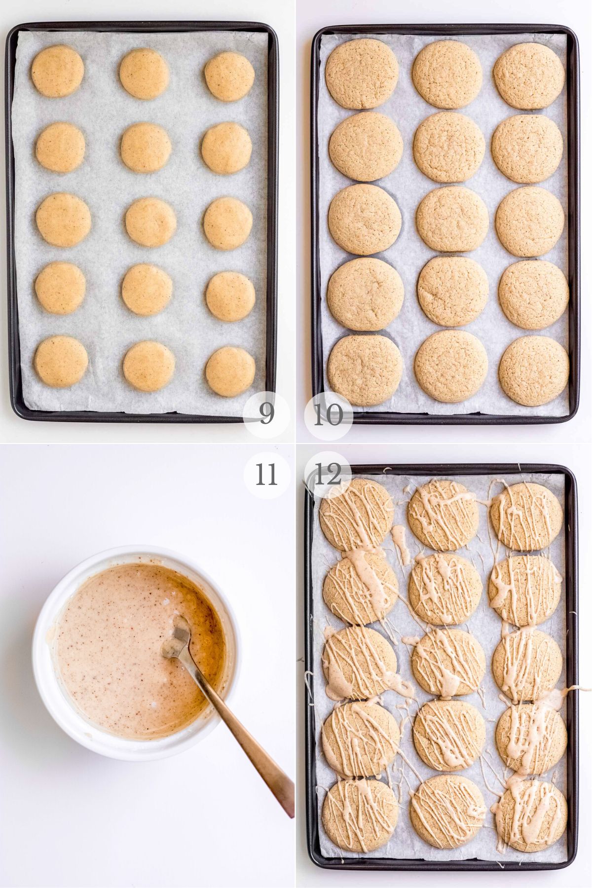 eggnog cookies recipe steps 9-12.