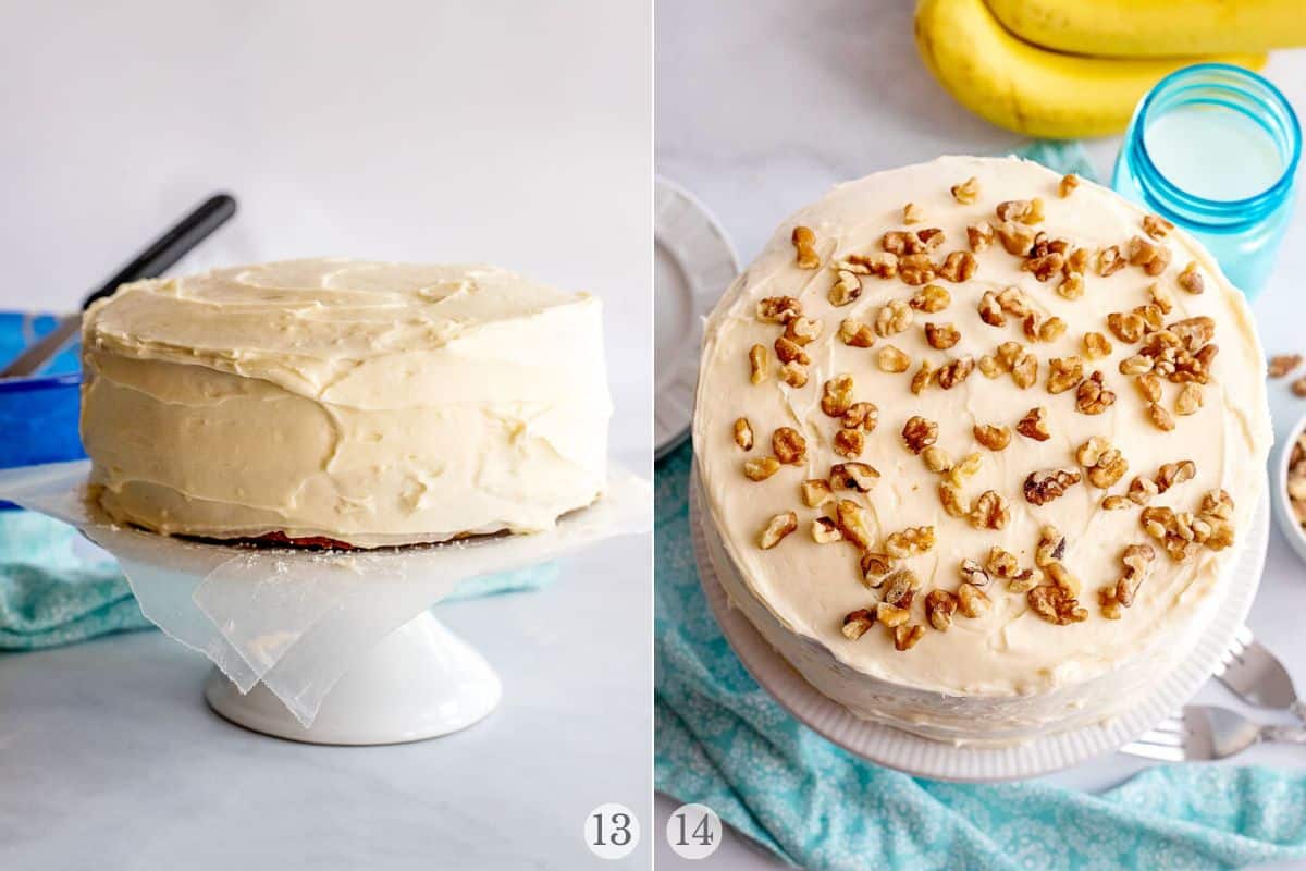 banana cake recipe steps 13-14
