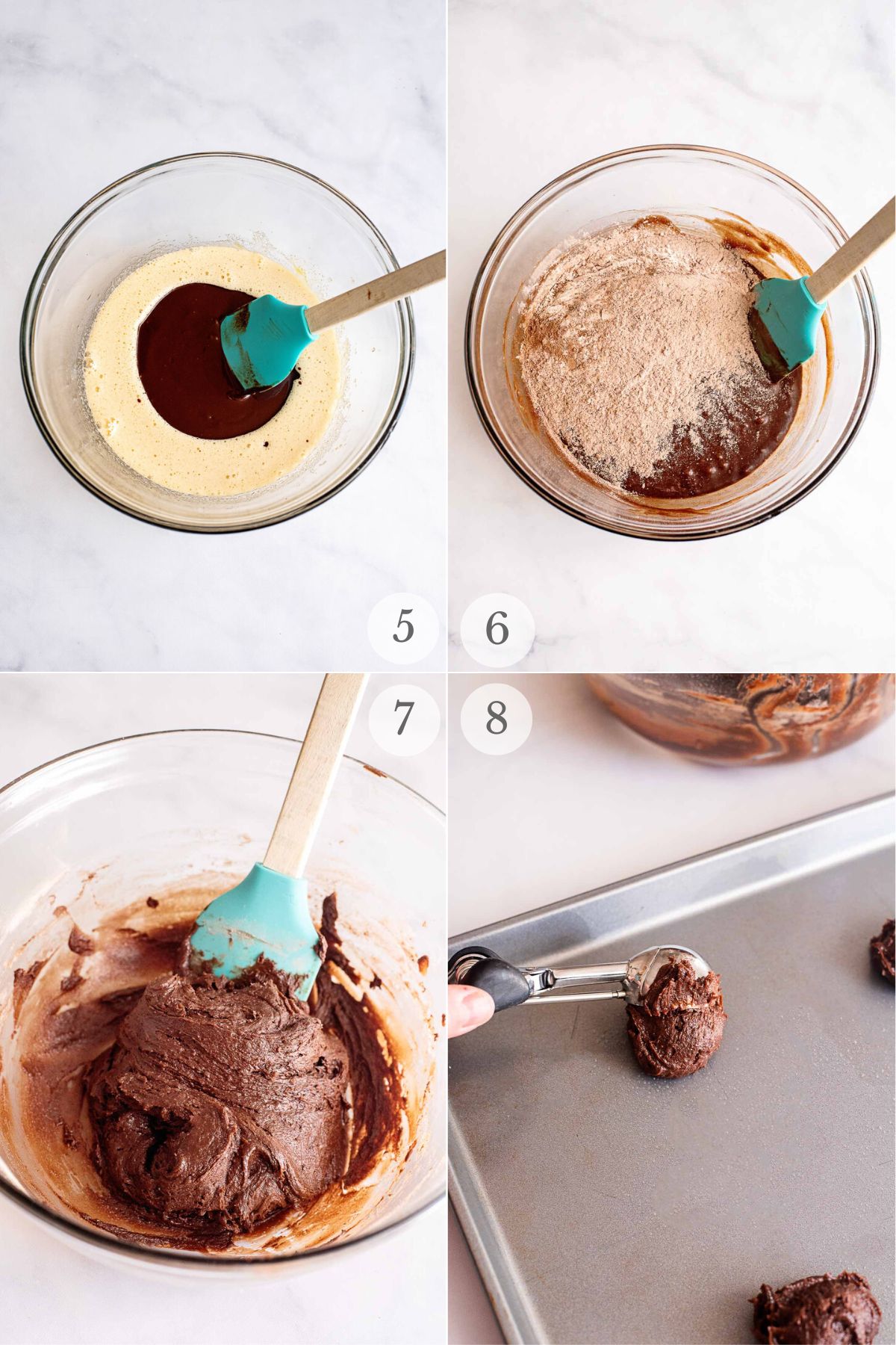 brownie cookies recipe steps 5-8